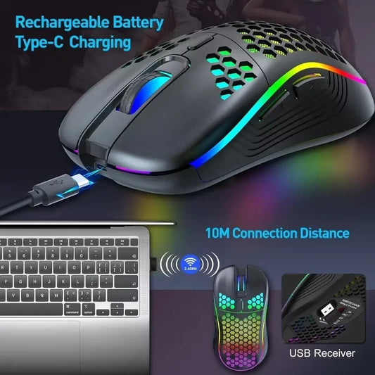 RGB light weight mouse