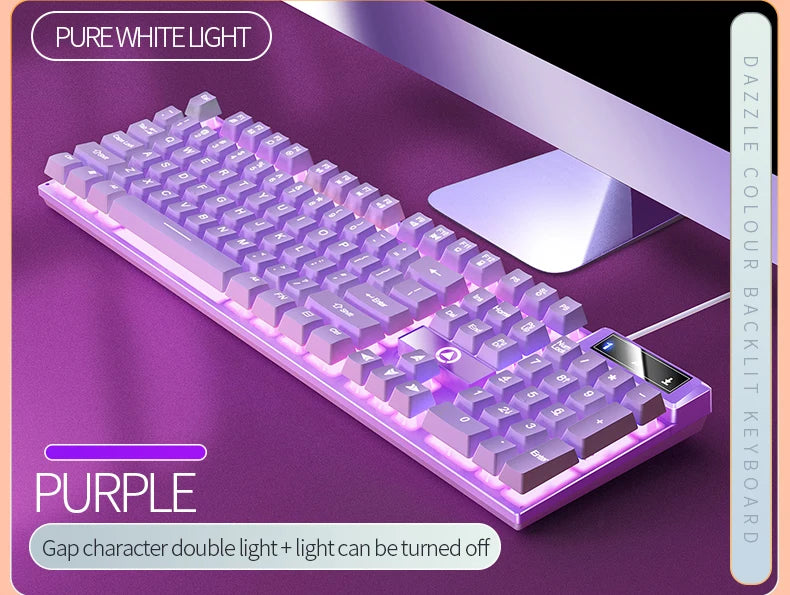 Gaming Keyboard Wired Keyboard Color Matching Backlit