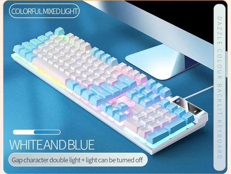 Gaming Keyboard Wired Keyboard Color Matching Backlit
