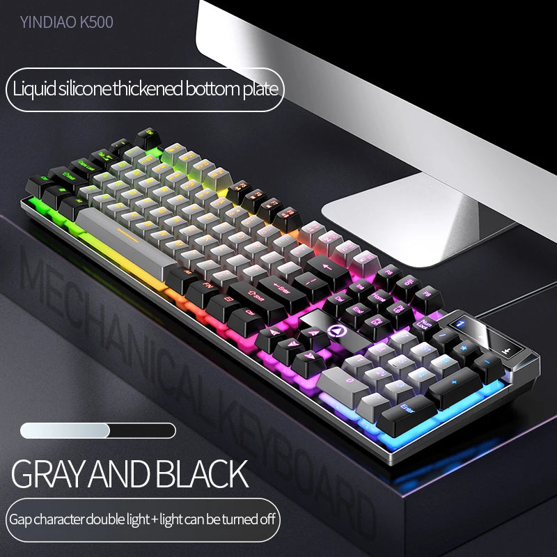 Gaming Keyboard Wired Keyboard Color Matching Backlit