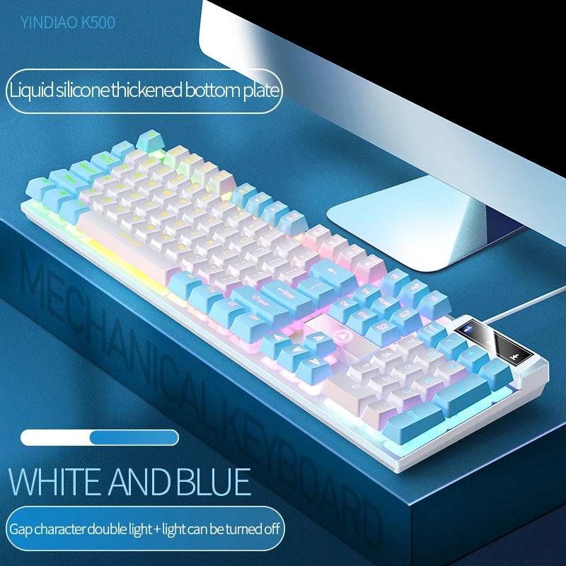Gaming Keyboard Wired Keyboard Color Matching Backlit