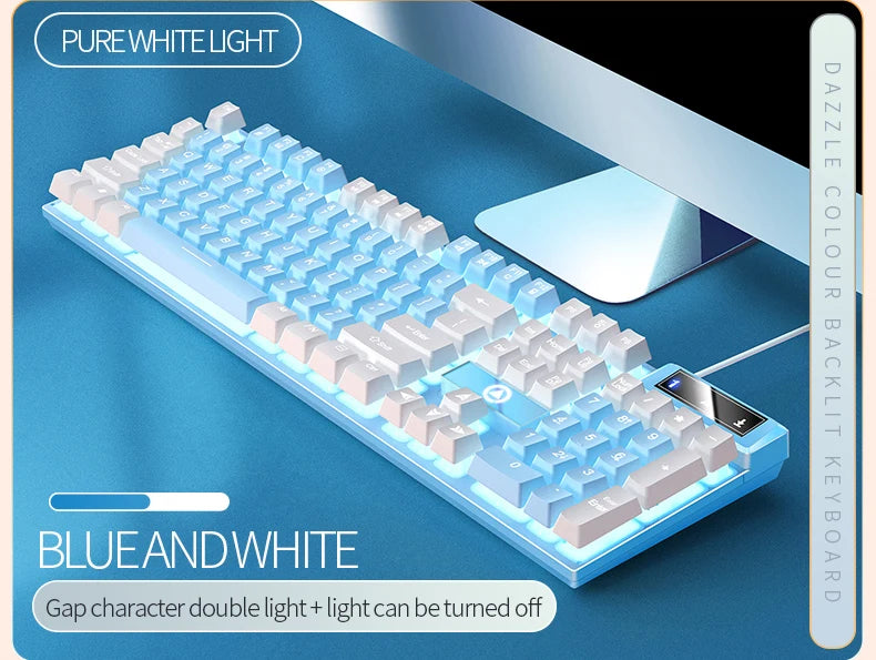 Gaming Keyboard Wired Keyboard Color Matching Backlit