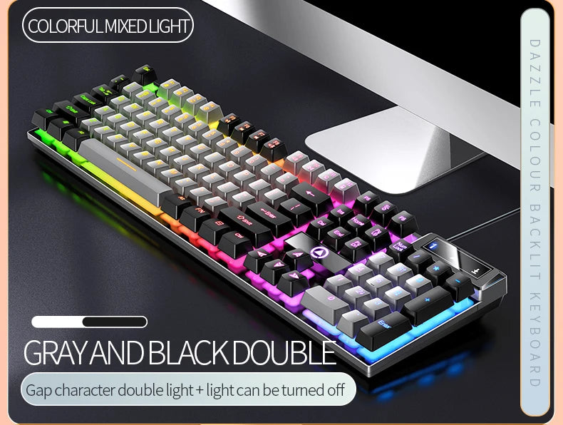 Gaming Keyboard Wired Keyboard Color Matching Backlit