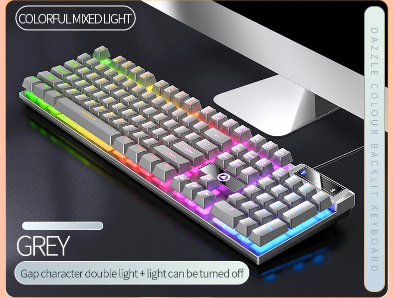 Gaming Keyboard Wired Keyboard Color Matching Backlit