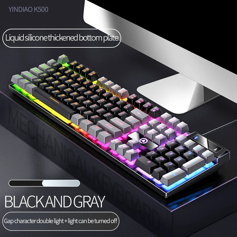 Gaming Keyboard Wired Keyboard Color Matching Backlit