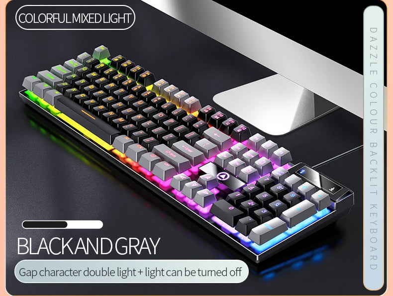 Gaming Keyboard Wired Keyboard Color Matching Backlit