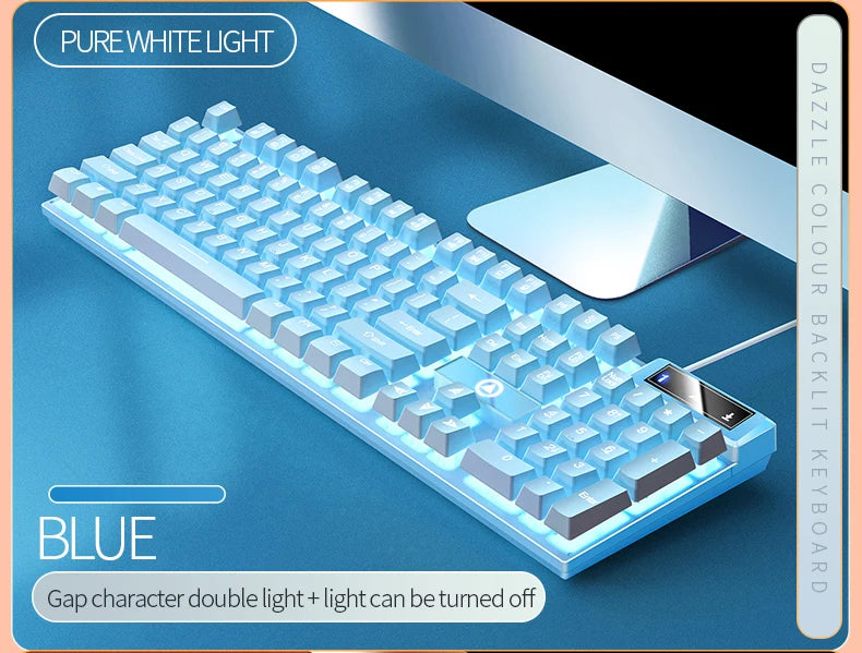 Gaming Keyboard Wired Keyboard Color Matching Backlit
