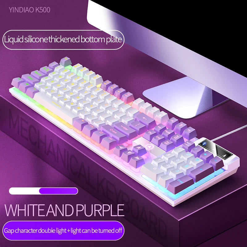 Gaming Keyboard Wired Keyboard Color Matching Backlit