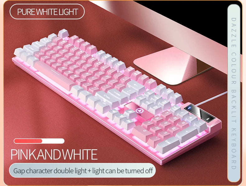 Gaming Keyboard Wired Keyboard Color Matching Backlit