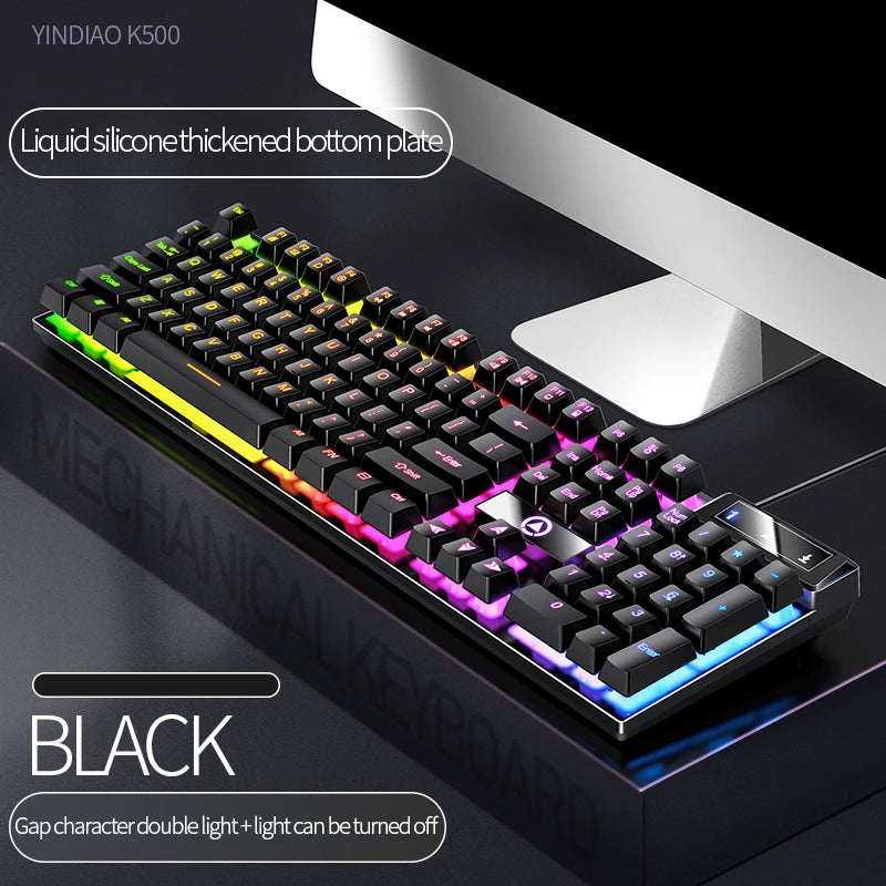 Gaming Keyboard Wired Keyboard Color Matching Backlit